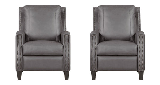 Parker Living - Hunter - Echo Grey Manual Recliner (Set of 2) - MHNT#812-2-ECGR view 1