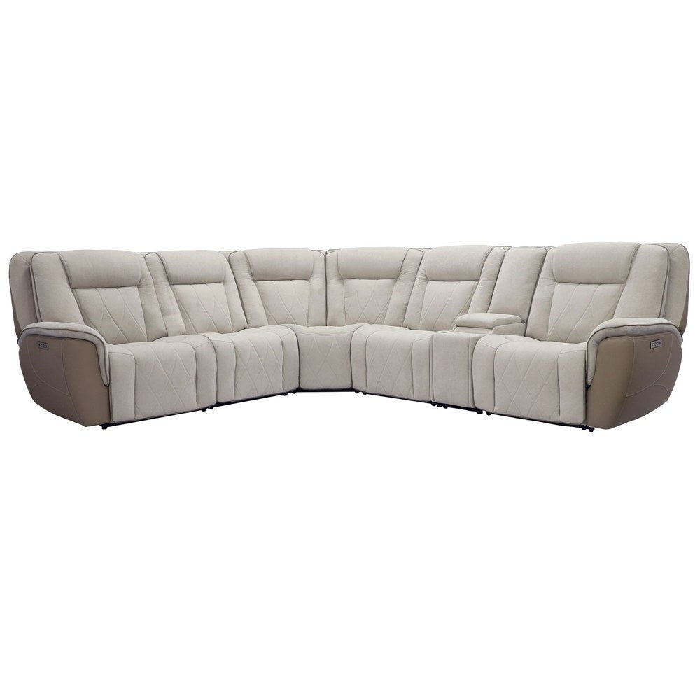 Parker Living - Ian - Luxe Mocha 6 Piece Modular Zero Gravity Power Reclining Sectional - MIAN-KIT-6A-P3Z-LXMC view 1