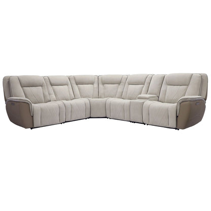 Parker Living - Ian - Luxe Mocha 6 Piece Modular Zero Gravity Power Reclining Sectional - MIAN-KIT-6A-P3Z-LXMC view 1