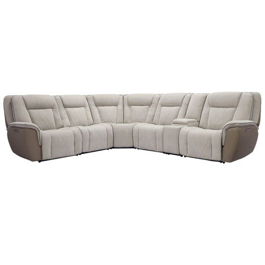 Parker Living - Ian - Luxe Mocha 6 Piece Modular Zero Gravity Power Reclining Sectional - MIAN-KIT-6A-P3Z-LXMC view 1