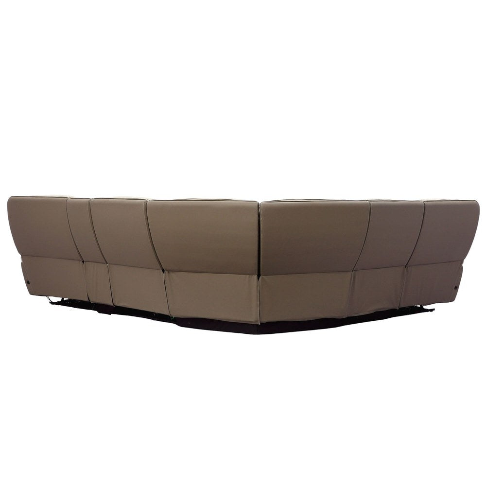 Parker Living - Ian - Luxe Mocha 6 Piece Modular Zero Gravity Power Reclining Sectional - MIAN-KIT-6A-P3Z-LXMC view 2