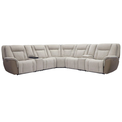 Parker Living - Ian - Luxe Mocha 7 Piece Modular Zero Gravity Power Reclining Sectional - MIAN-KIT-7C-P3Z-LXMC view 1