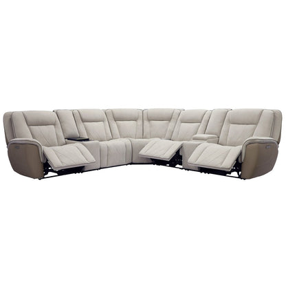 Parker Living - Ian - Luxe Mocha 7 Piece Modular Zero Gravity Power Reclining Sectional - MIAN-KIT-7C-P3Z-LXMC view 2