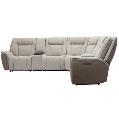 Parker Living - Ian - Luxe Mocha 7 Piece Modular Zero Gravity Power Reclining Sectional - MIAN-KIT-7C-P3Z-LXMC view 3