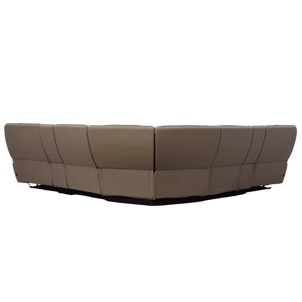 Parker Living - Ian - Luxe Mocha 7 Piece Modular Zero Gravity Power Reclining Sectional - MIAN-KIT-7C-P3Z-LXMC view 4