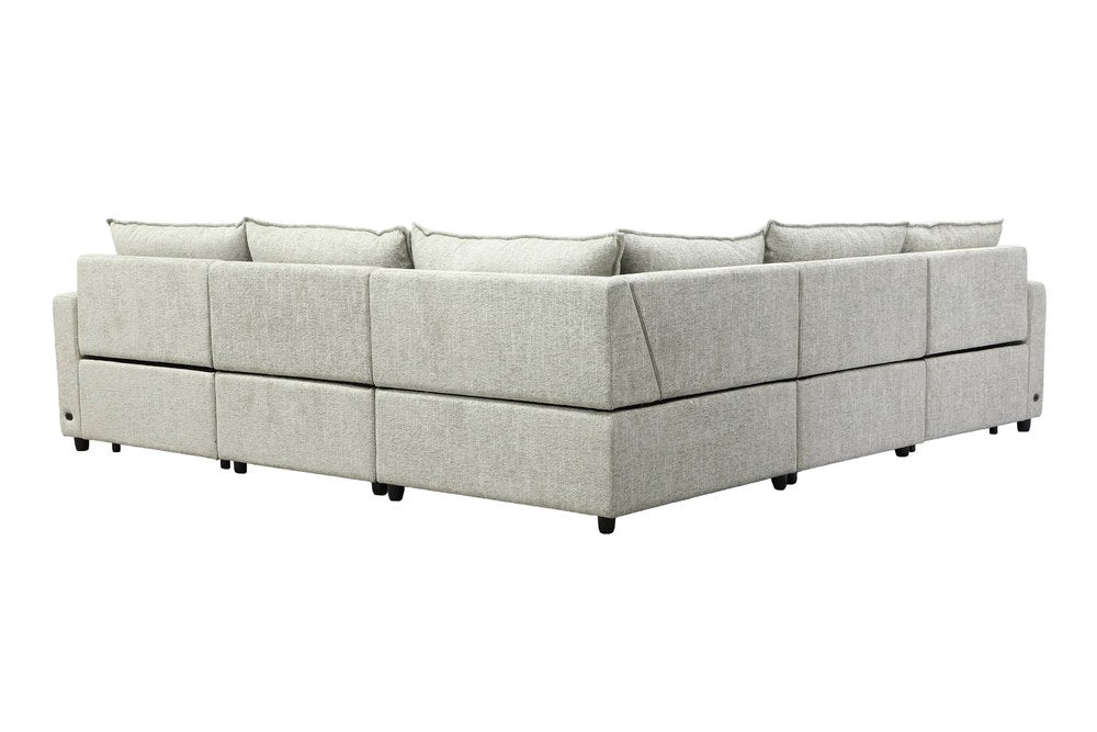 Parker Living - Jocelyn - Birchbrook Harbor 5 Piece Modular Power Reclining Sectional - MJOC-KIT-5A-P-BIHB view 2