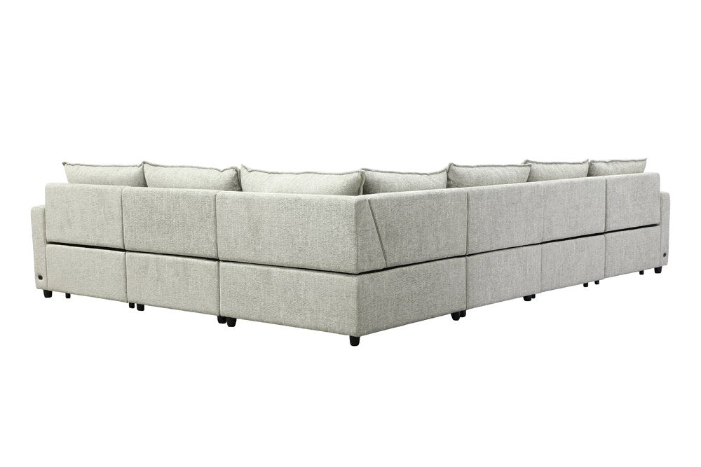 Parker Living - Jocelyn - Birchbrook Harbor 6 Piece Modular Power Reclining Sectional - MJOC-KIT-6B-P-BIHB view 2