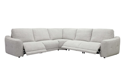 Parker Living - Julianna - Crisp Taupe 5 Piece Power Reclining Sectional with Power Headrests - MJUL-KIT-5A-P2-CRTA view 1
