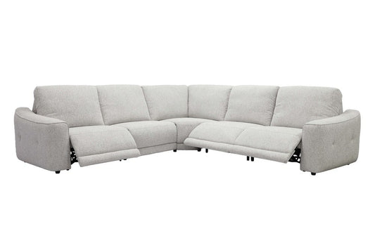 Parker Living - Julianna - Crisp Taupe 5 Piece Power Reclining Sectional with Power Headrests - MJUL-KIT-5A-P2-CRTA view 1