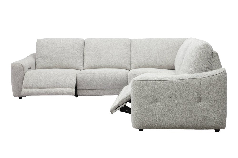 Parker Living - Julianna - Crisp Taupe 5 Piece Power Reclining Sectional with Power Headrests - MJUL-KIT-5A-P2-CRTA view 3