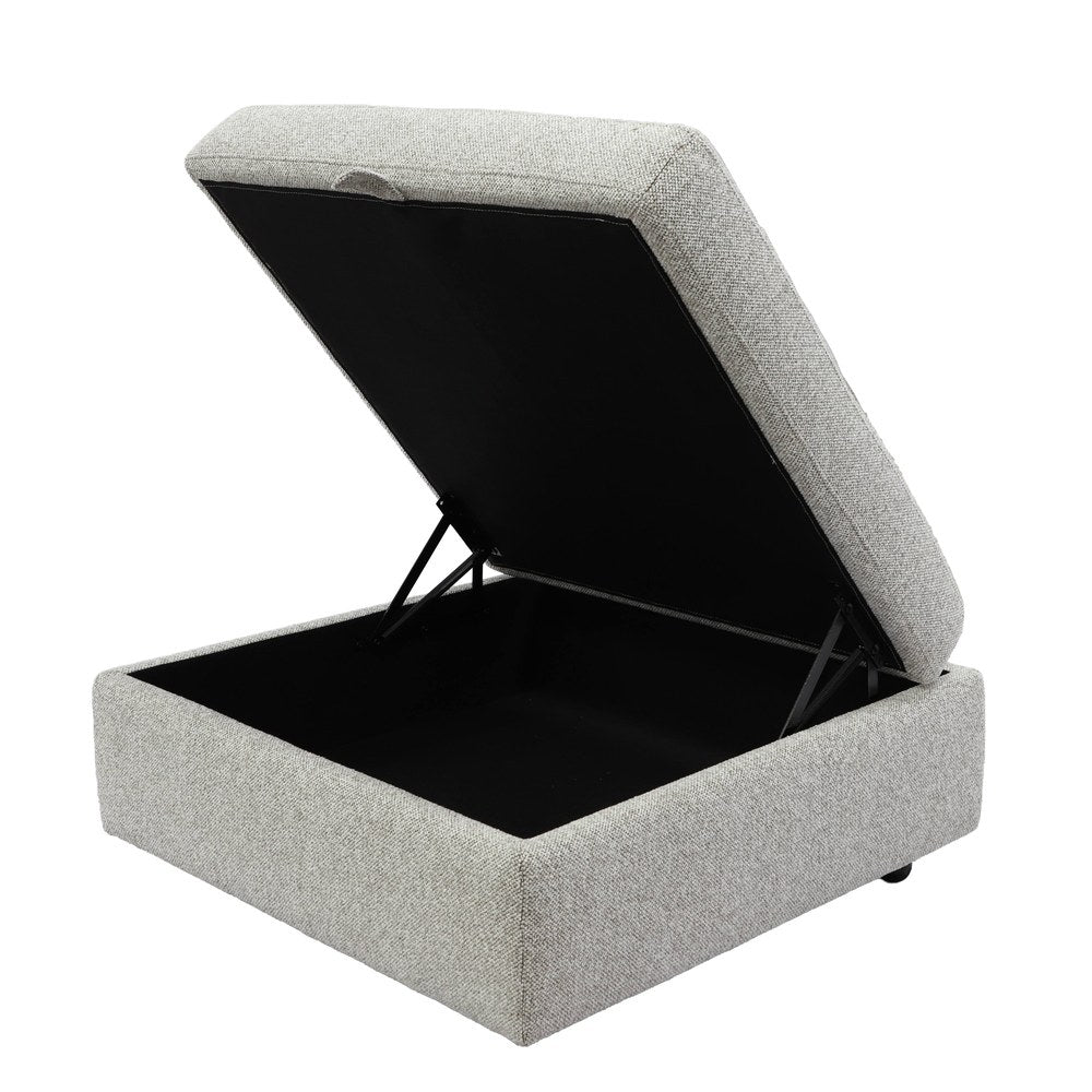 Parker Living - Julianna - Crisp Taupe Storage Ottoman - MJUL-800S-CRTA view 2