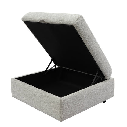 Parker Living - Julianna - Crisp Taupe Storage Ottoman - MJUL-800S-CRTA view 2