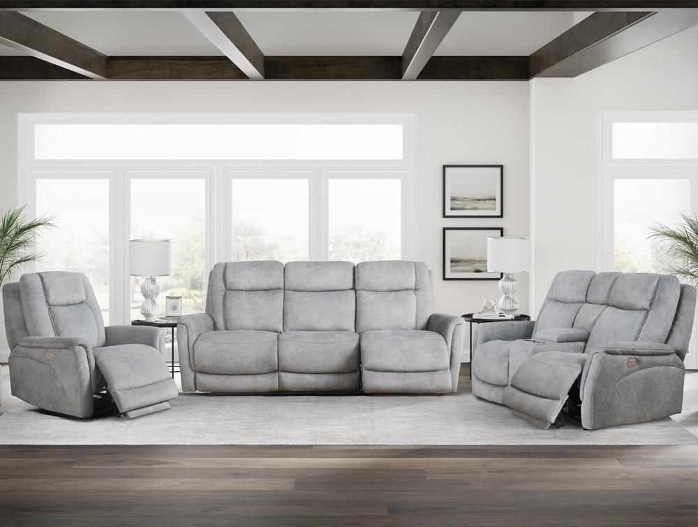 Parker Living - Linus - Hudson Grey Zero Gravity Power Recliner (Set of 2) - MLIN#812PHZ-2-HGY view 11