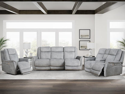 Parker Living - Linus - Hudson Grey Zero Gravity Power Recliner (Set of 2) - MLIN#812PHZ-2-HGY view 11