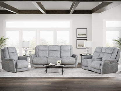 Parker Living - Linus - Hudson Grey Zero Gravity Power Recliner (Set of 2) - MLIN#812PHZ-2-HGY view 12