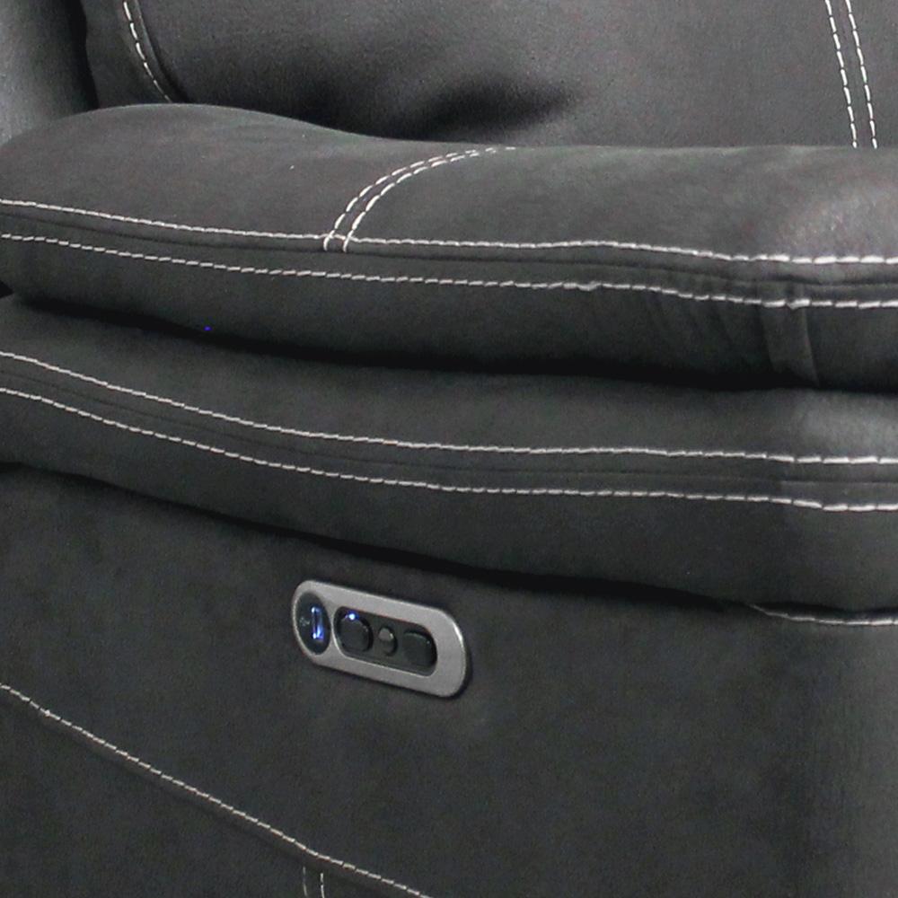 Parker Living - Mason - Charcoal 7 Piece Modular Power Reclining Sectional with Power Adjustable Headrests - MMA-PACKT7(H)-CHA veiw 2