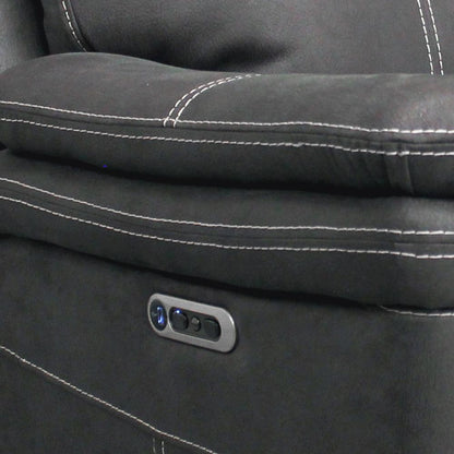 Parker Living - Mason - Charcoal 7 Piece Modular Power Reclining Sectional with Power Adjustable Headrests - MMA-PACKT7(H)-CHA veiw 2