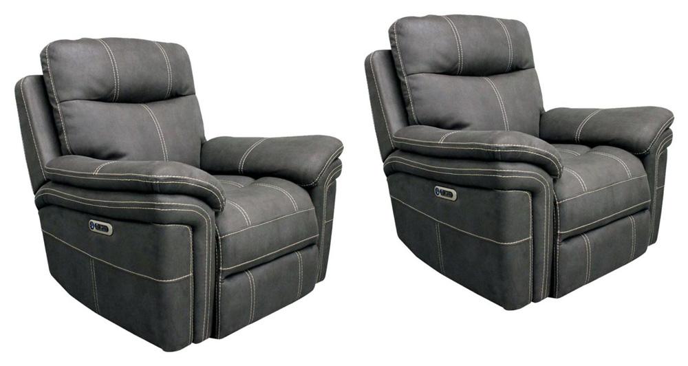 Parker Living - Mason - Charcoal Power Recliner (Set of 2) - MMA#812PH-2-CHA veiw 1