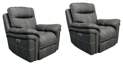Parker Living - Mason - Charcoal Power Recliner (Set of 2) - MMA#812PH-2-CHA veiw 1