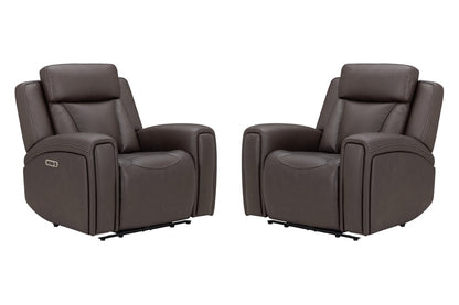 Parker Living - Maveric - Bette Coffee Zero Gravity Power Recliner (Set of 2) - MMAV-KIT-812P3Z-2-BTCO view 1