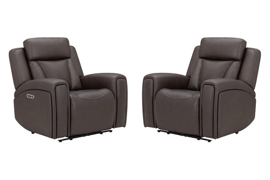Parker Living - Maveric - Bette Coffee Zero Gravity Power Recliner (Set of 2) - MMAV-KIT-812P3Z-2-BTCO view 1