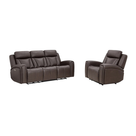 Parker Living - Maveric - Bette Coffee Zero Gravity Power Reclining Sofa and Recliner - MMAV-KIT-41P3Z-BTCO view 1
