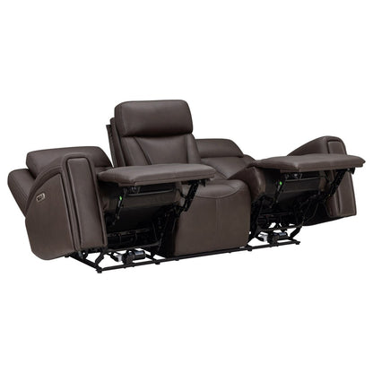 Parker Living - Maveric - Bette Coffee Zero Gravity Power Reclining Sofa with Drop Down Table P3 - MMAV-834P3Z-BTCO view 4