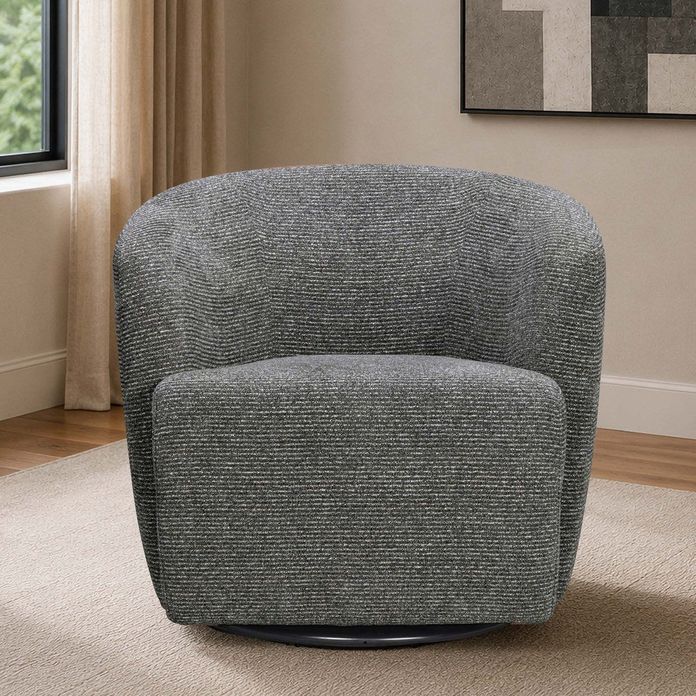 Parker Living - Mingle - Thatch Black Swivel Glider Accent Chair - SMIN-912GS-THBK view 8