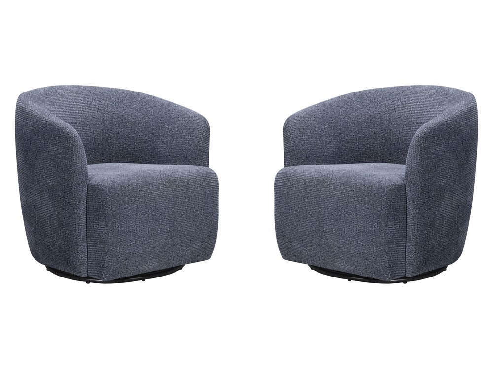 Parker Living - Mingle - Thatch Blue Swivel Glider Accent Chair (Set of 2) - SMIN-KIT-912GS-2-THBL view 1