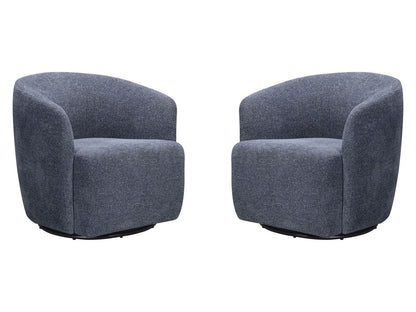 Parker Living - Mingle - Thatch Blue Swivel Glider Accent Chair (Set of 2) - SMIN-KIT-912GS-2-THBL view 1