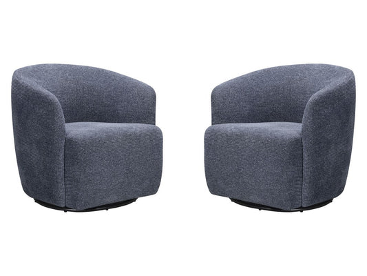 Parker Living - Mingle - Thatch Blue Swivel Glider Accent Chair (Set of 2) - SMIN-KIT-912GS-2-THBL view 1