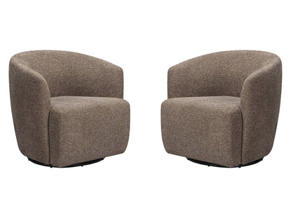 Parker Living - Mingle - Thatch Brown Swivel Glider Accent Chair (Set of 2) - SMIN-KIT-912GS-2-THBR view 1