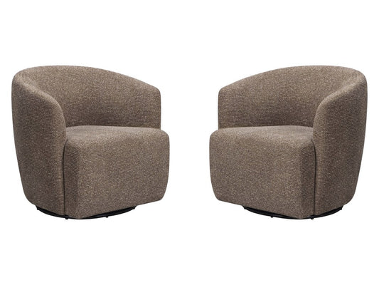 Parker Living - Mingle - Thatch Brown Swivel Glider Accent Chair (Set of 2) - SMIN-KIT-912GS-2-THBR view 1