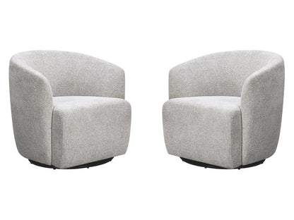 Parker Living - Mingle - Thatch Grey Swivel Glider Accent Chair (Set of 2) - SMIN-KIT-912GS-2-THGR view 1