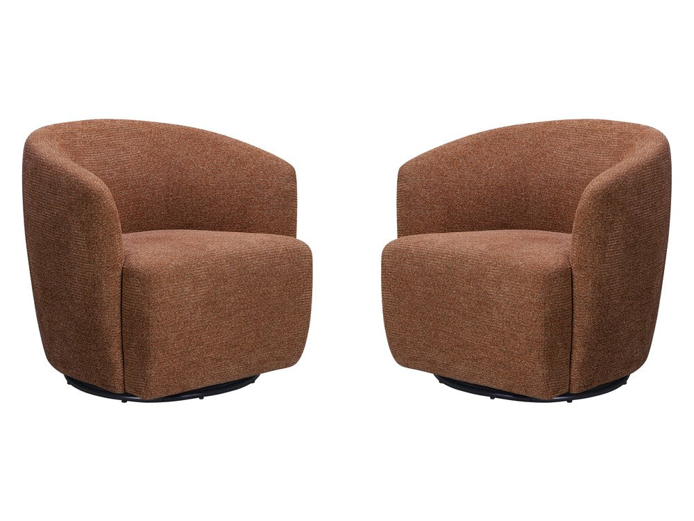 Parker Living - Mingle - Thatch Terracotta Swivel Glider Accent Chair (Set of 2) - SMIN-KIT-912GS-2-THTC view 1