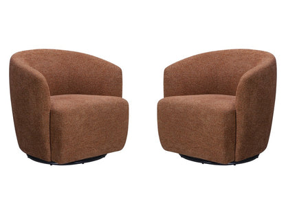 Parker Living - Mingle - Thatch Terracotta Swivel Glider Accent Chair (Set of 2) - SMIN-KIT-912GS-2-THTC view 1