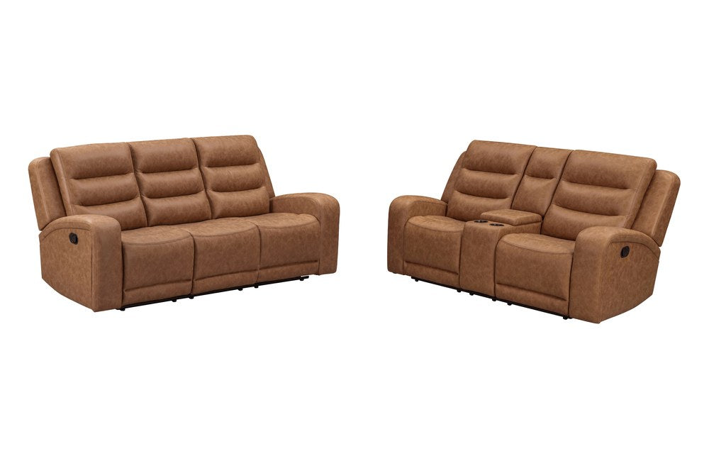 Parker Living - Napa - Wrangler Clay Manual Triple Recline Sofa and Loveseat - MNAP-KIT-32-WRCL view 1
