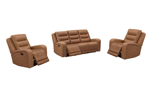 Parker Living - Napa - Wrangler Clay Manual Triple Recline Sofa and Two Recliners - MNAP-KIT-311-WRCL view 2