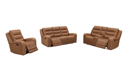 Parker Living - Napa - Wrangler Clay Manual Triple Recline Sofa Loveseat and Recliner - MNAP-KIT-321-WRCL view 2