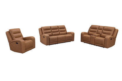 Parker Living - Napa - Wrangler Clay Manual Triple Recline Sofa - MNAP-833-WRCL view 7