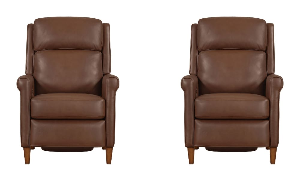 Parker Living - Northfield - Walnut Whirl Power Cordless High Leg Recliner P2 (Set of 2) - MNFD#812PH-P25-2-WNWH view 1