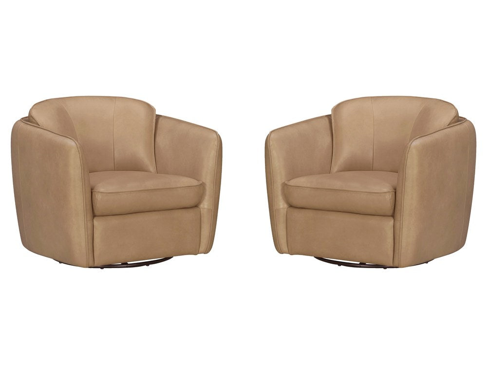 Parker Living - Norwood - Renaissance Clay Swivel Glider Accent Chair (Set of 2) - SNOR-KIT-912GS-2-RECL view 1