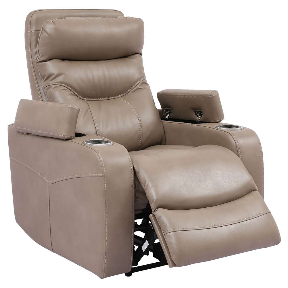 Parker House - Origin Power - Linen Power Home Theater Recliner - MORI#812PH-LIN veiw 3