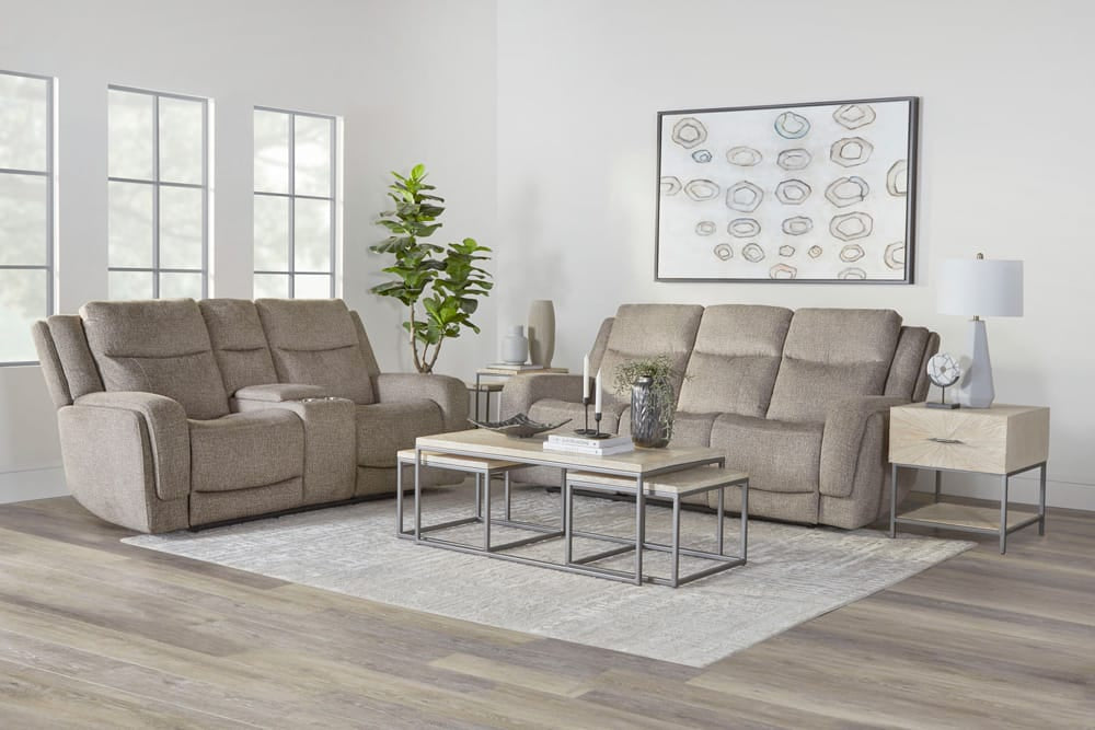 Parker Living - Penfield - Frappe Power Reclining Sofa and Loveseat - MPEN-32PHLZ-HM-FRAP view 13
