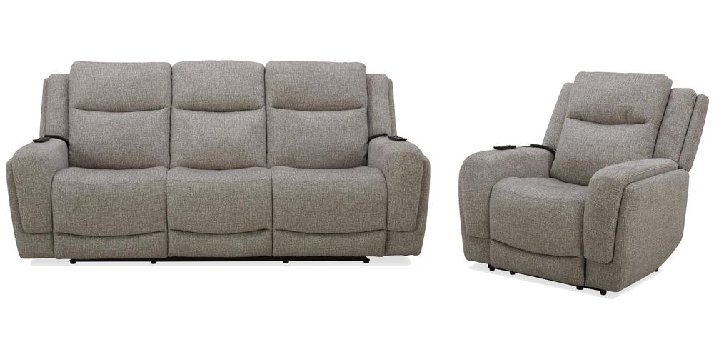 Parker Living - Penfield - Frappe Power Reclining Sofa and Recliner - MPEN-31PHLZ-HM-FRAP view 1