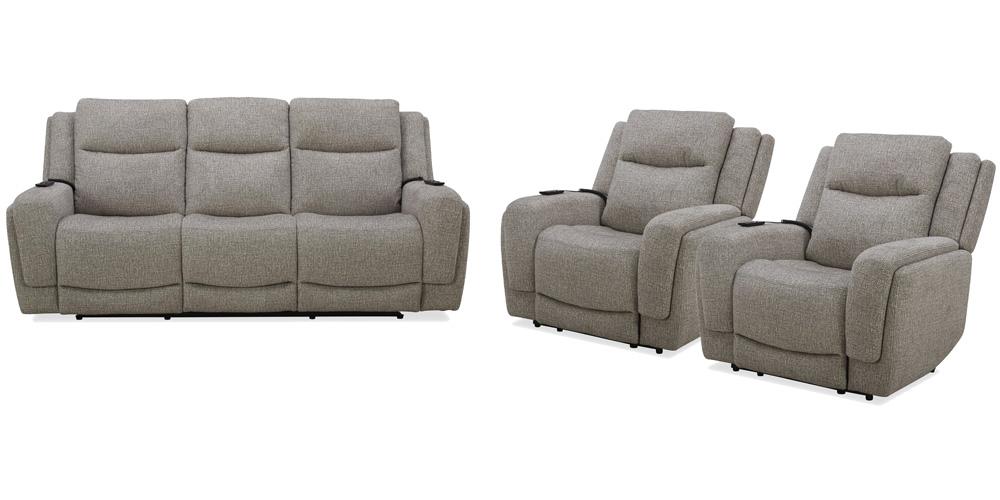 Parker Living - Penfield - Frappe Power Reclining Sofa and Two Recliners - MPEN-311PHLZ-HM-FRAP view 1