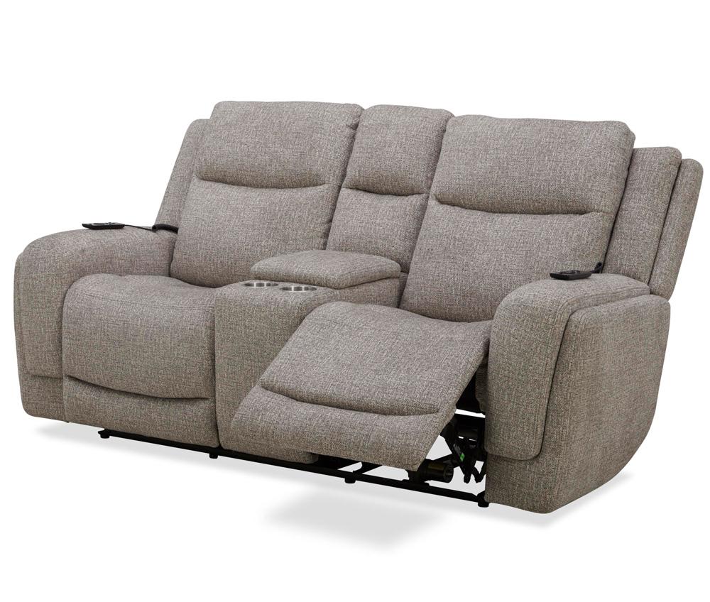 Parker Living - Penfield - Frappe Power Zero G Console Loveseat with Heat, Massage & Speaker P3 - MPEN#822CPHLZS-HM-FRAP view 3