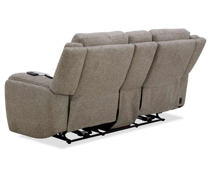 Parker Living - Penfield - Frappe Power Zero G Console Loveseat with Heat, Massage & Speaker P3 - MPEN#822CPHLZS-HM-FRAP view 4