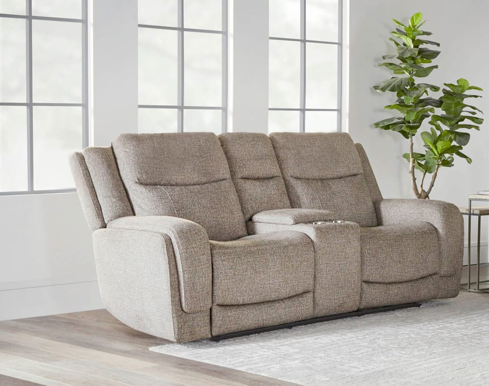 Parker Living - Penfield - Frappe Power Zero G Console Loveseat with Heat, Massage & Speaker P3 - MPEN#822CPHLZS-HM-FRAP view 9