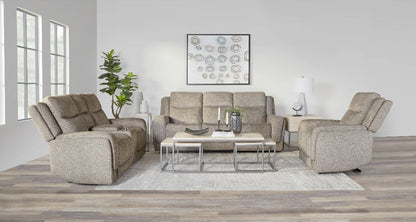 Parker Living - Penfield - Frappe Power Zero G Console Loveseat with Heat, Massage & Speaker P3 - MPEN#822CPHLZS-HM-FRAP view 11